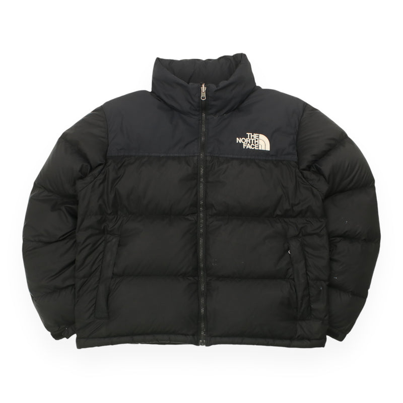 The North Face 700 Nuptse Puffer Jacket in Black, front
