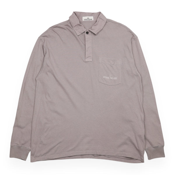 Stone Island S/S 24 Embroidered Rugby Polo T-Shirt
