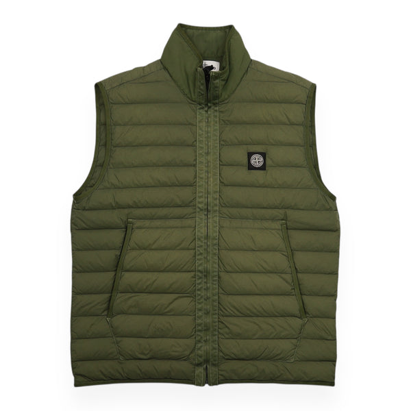 Stone Island S/S 20 Loom Woven Down Patch Gilet