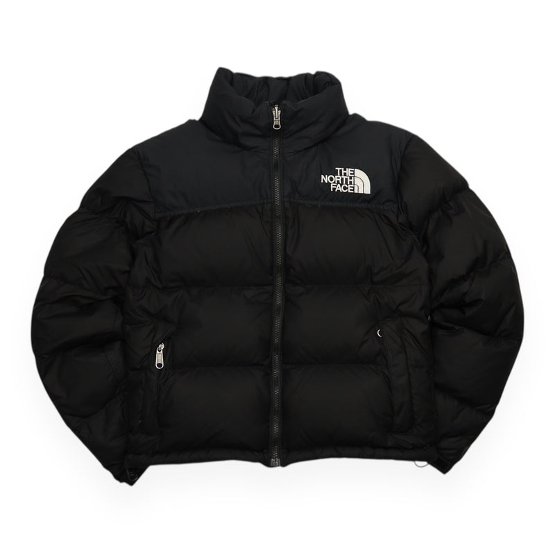 The North Face 700 Nuptse Puffer Jacket in Black, front