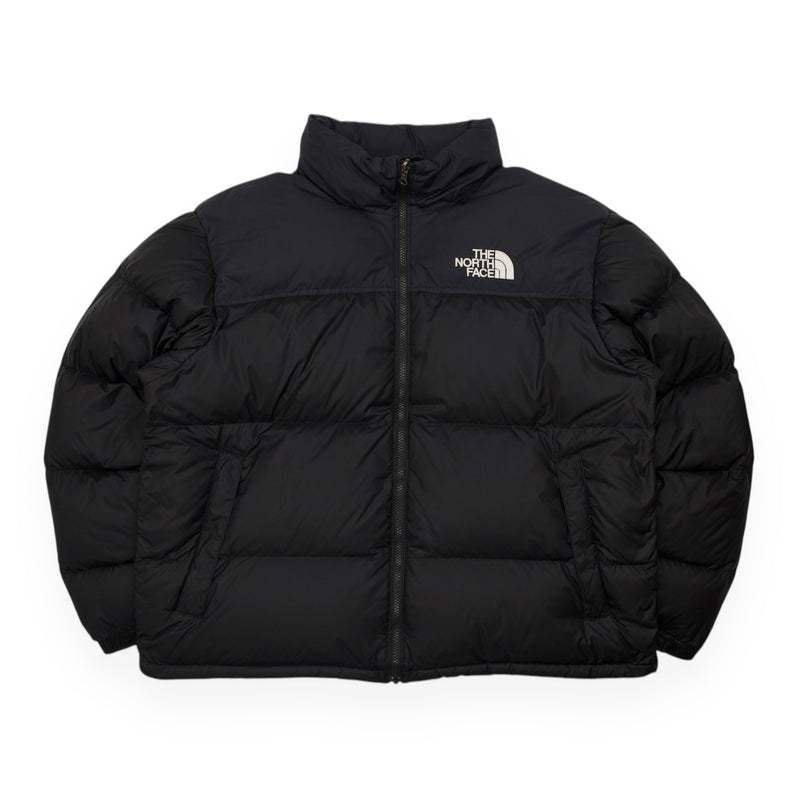 The North Face 700 Nuptse Puffer Jacket in Black, front