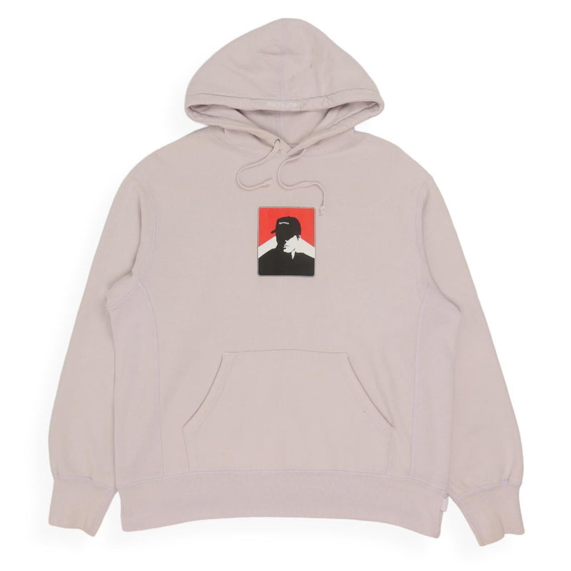 Supreme A/W 20 Portrait Hoodie in Lilac, front