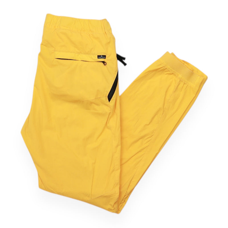 Stone Island S/S 17 Tela Stretch GD Pants in Yellow, front