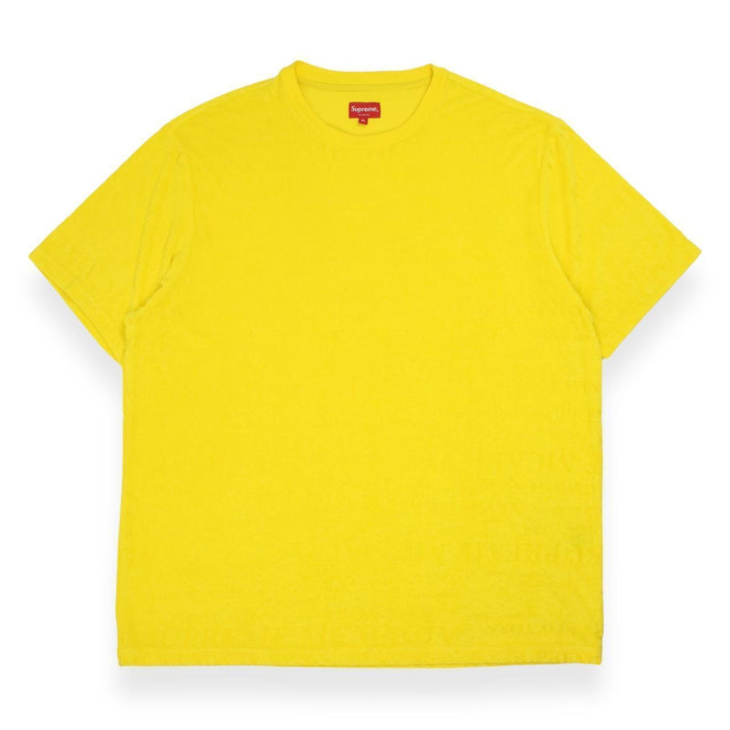 Supreme MCMXCIV Terry T-Shirt in Yellow, front