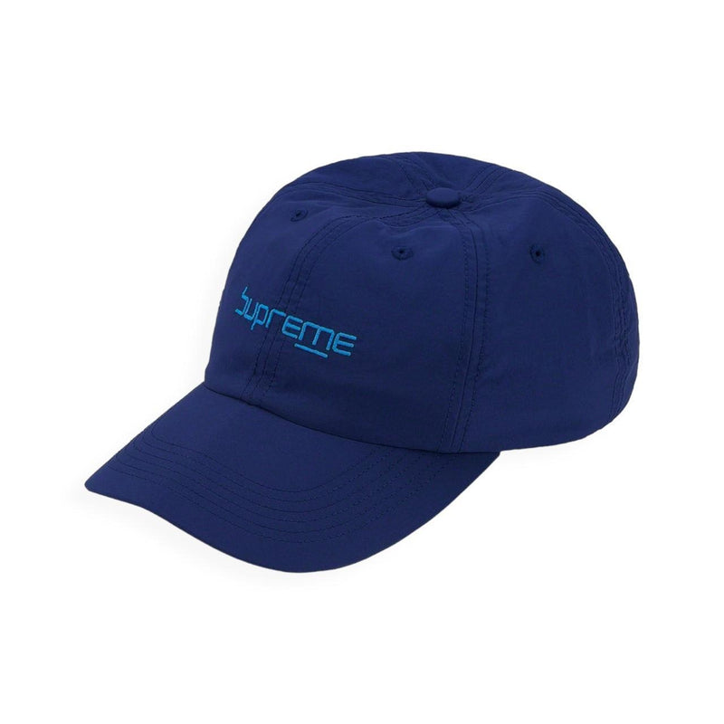 Supreme S/S 20 Digital Logo 6-Panel Cap in Blue, front