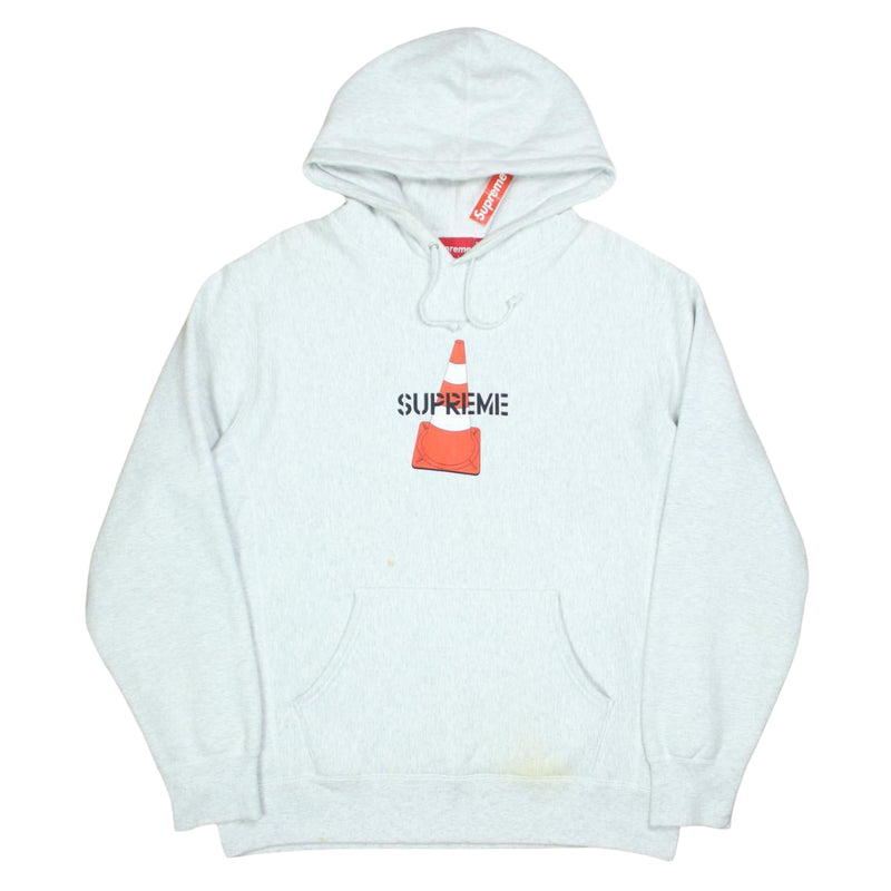 Supreme Cone Hoodie in Grey, back