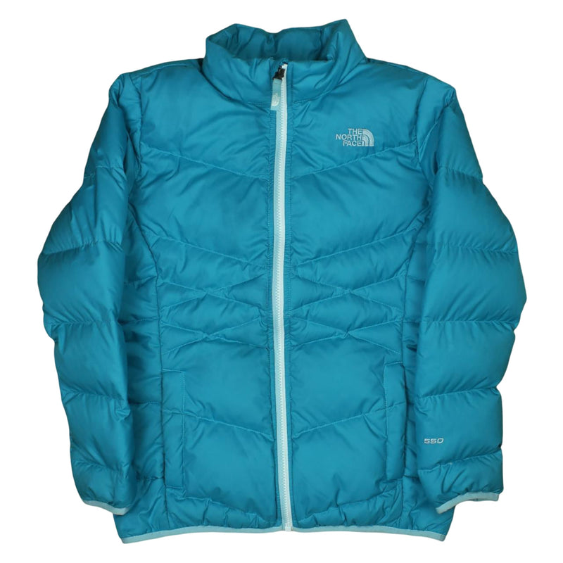 The North Face 550 Puffer Jacket in Blue, front