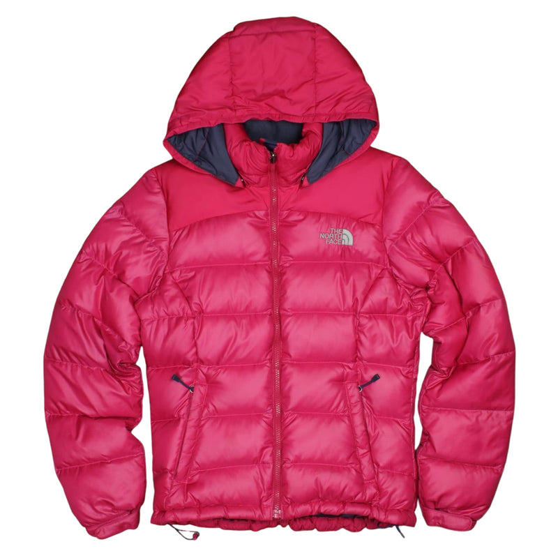 The North Face 700 Nuptse Puffer Jacket in Pink, front