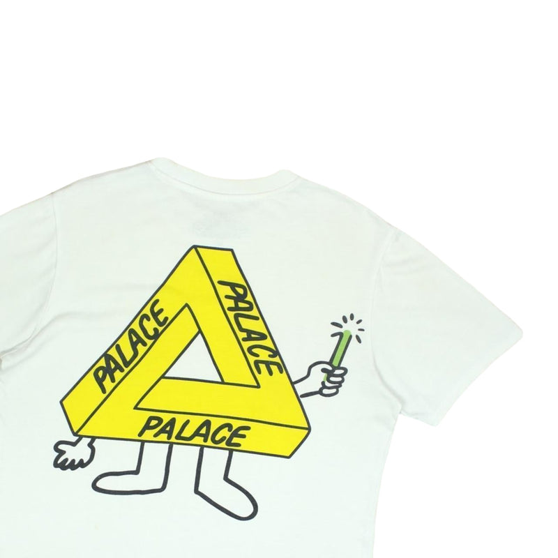 Palace Glowstick T-Shirt in White, front