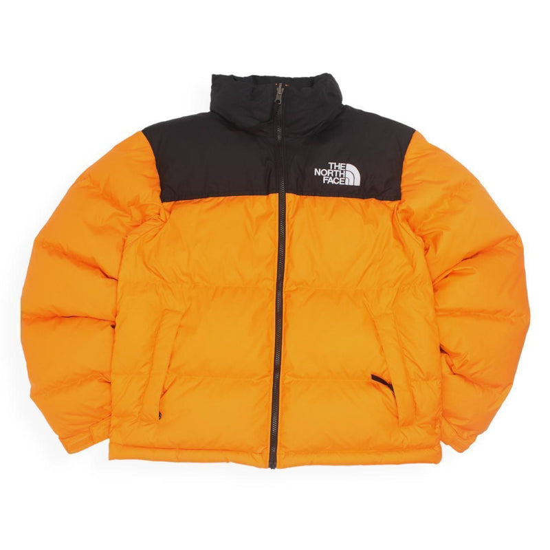 The North Face 700 Nuptse Puffer Jacket in Orange, front