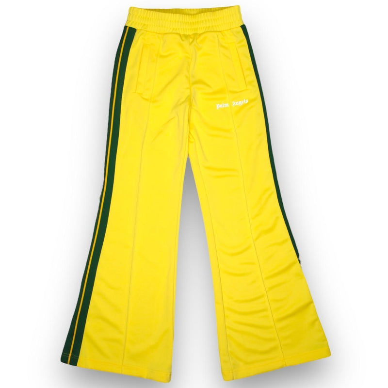 Palm Angels Flared Sweatpants in Yellow, front
