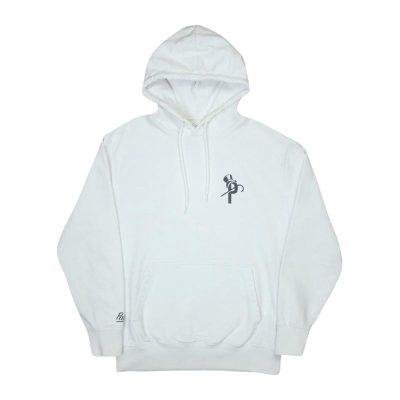 Palace Pound Hoodie in White, front