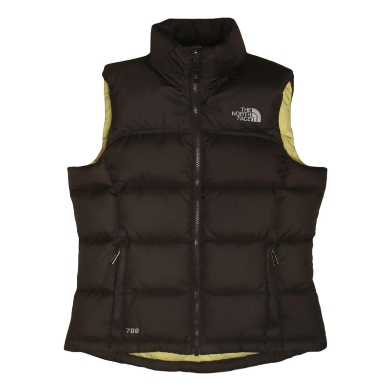 The North Face 700 Gilet in Brown, front