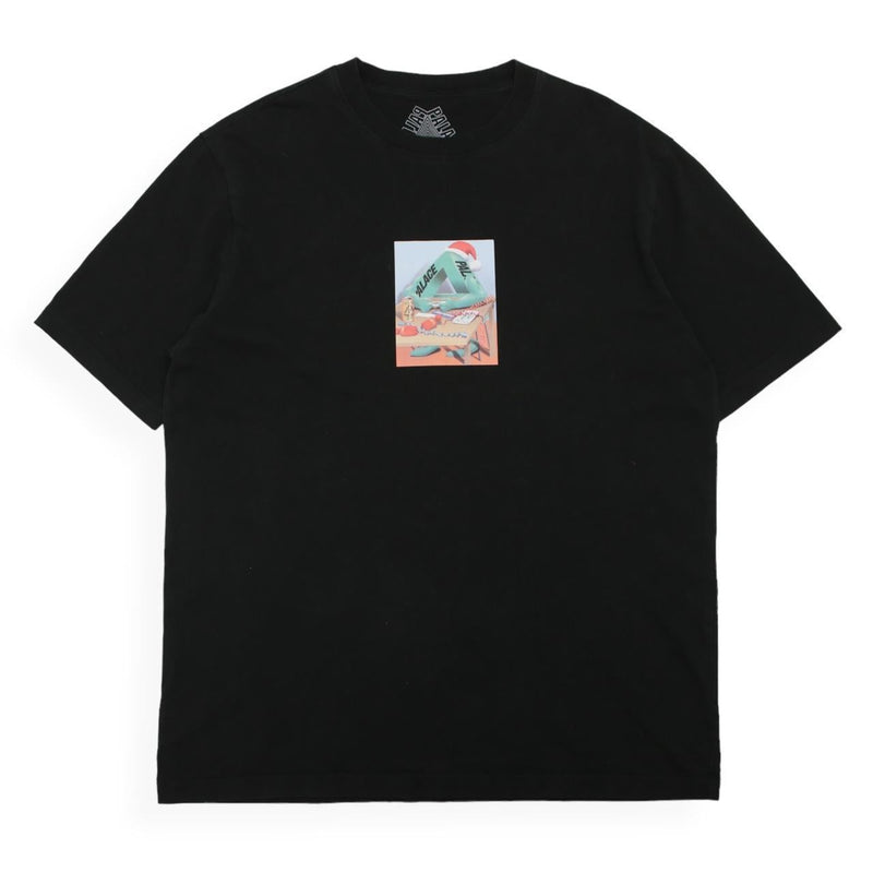 Palace Chrimbo Zoot T-Shirt in Black, front