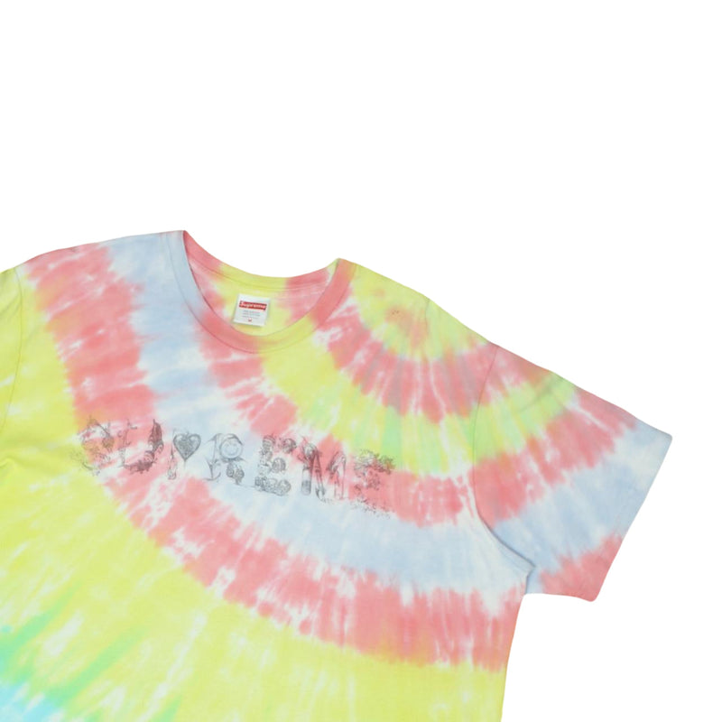 Supreme S/S 20 Morph Tie Dye T-Shirt in Multi, front