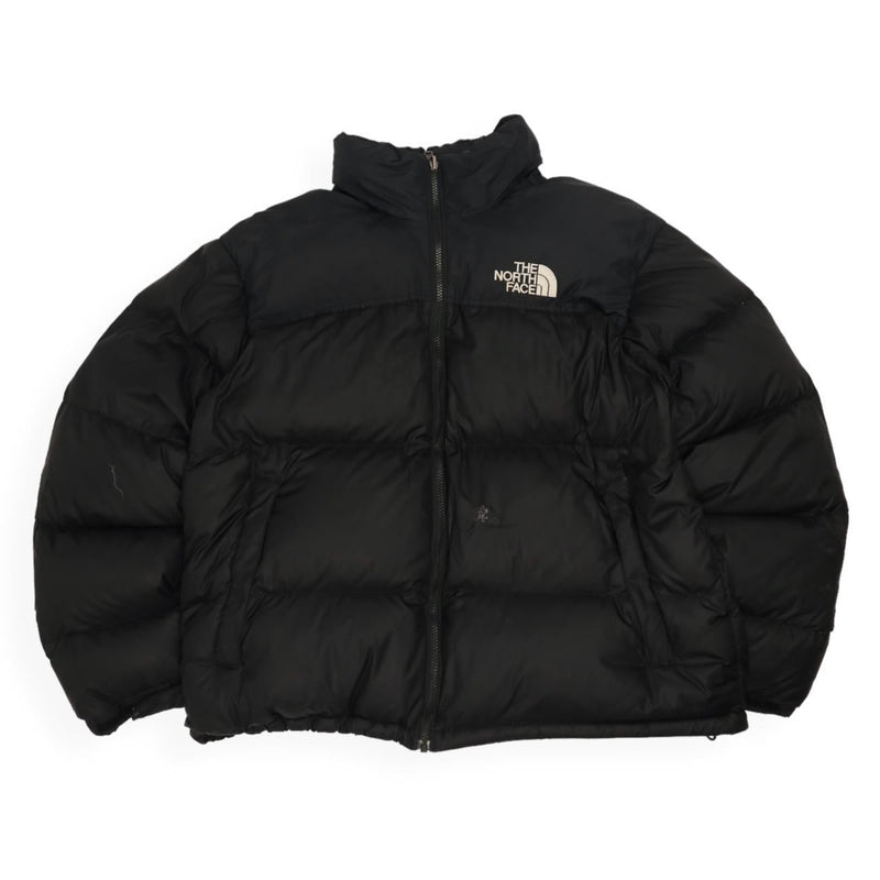 The North Face 700 Nuptse Puffer Jacket in Black, front