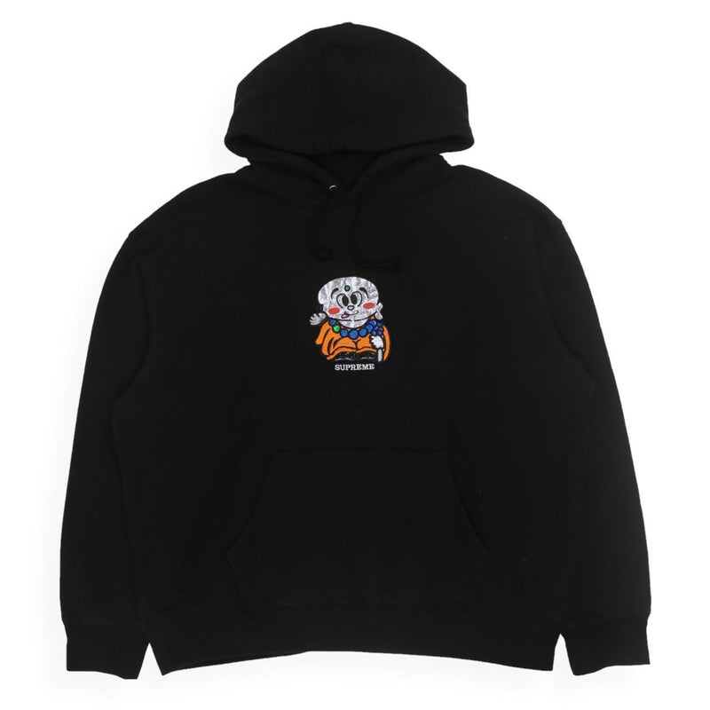 Supreme AOI Buddha Hoodie in Black, front