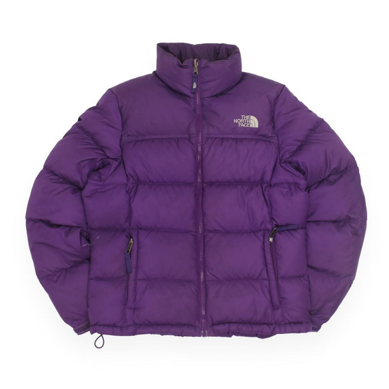 The North Face 700 Nuptse Puffer Jacket in Purple, front