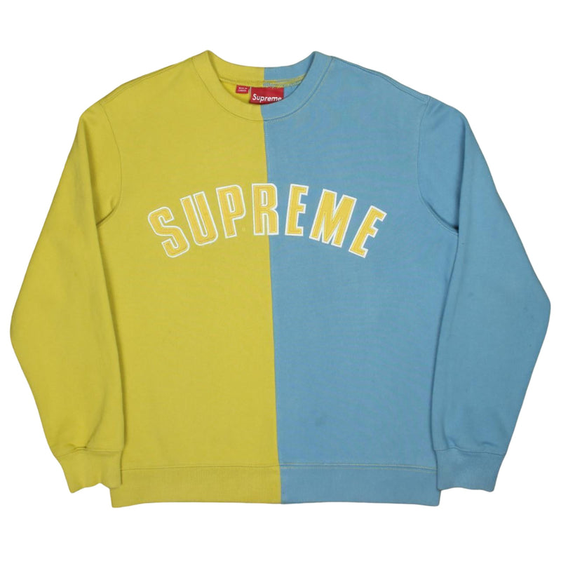 Supreme Split Sweatshirt in Blue, back