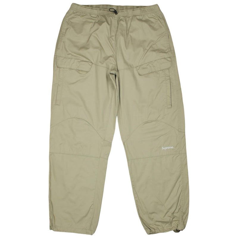 Supreme A/W 21 Cotton Cinch Pants in Tan, front