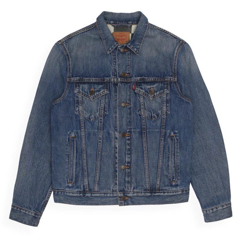 Supreme x Levi's 2014 Denim Trucker Jacket in Blue, front