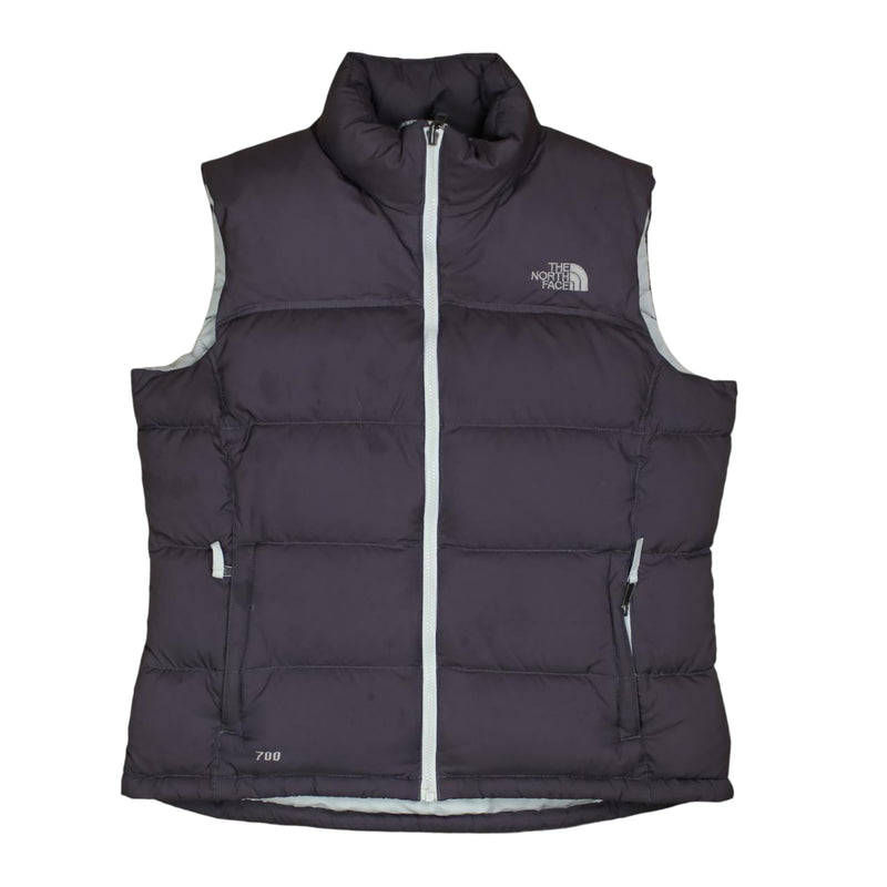 The North Face 700 Gilet in Brown, front